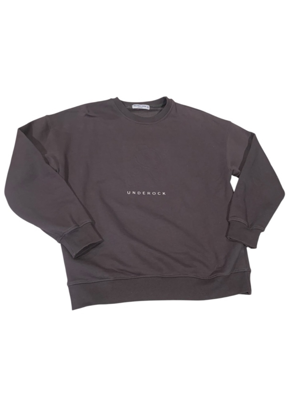 Aelfric Eden Brown Embroidered Bear Sweatshirt - Size S "Underock" Pullover